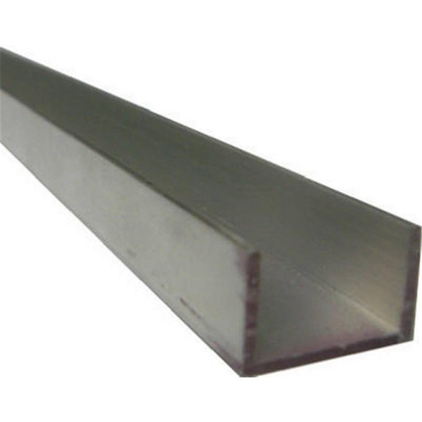 Steelworks 11382 0.62 x 48 in. Aluminium Trim Channel 607655